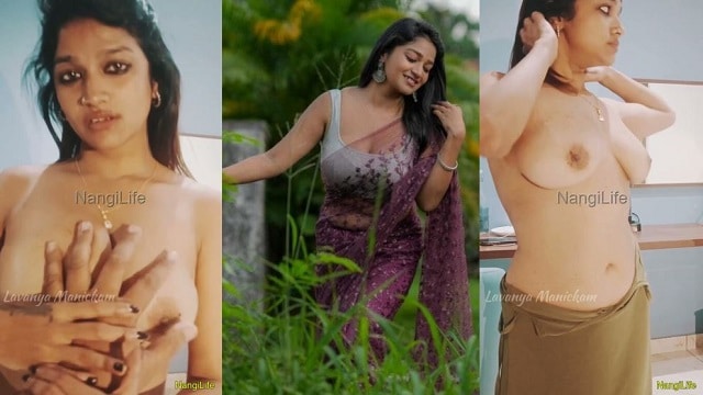 South Babe Lavanya Manickam Naked Tits Groped and Played With by Partner App Content