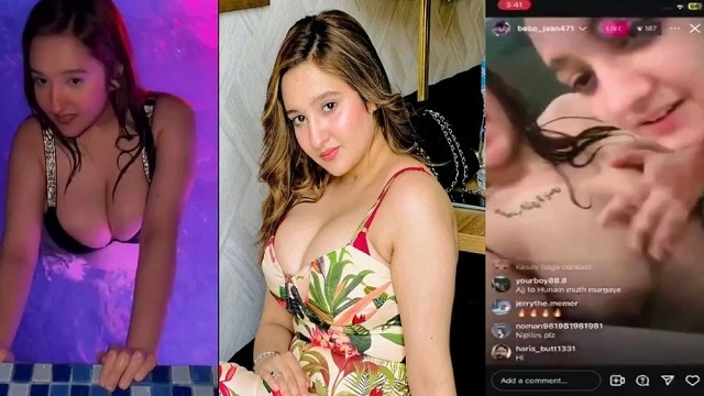 Paki Beauty Tiktoker Bebo Anum Mirza and Hunain Bajwa Naked Boob Show on Insta Live