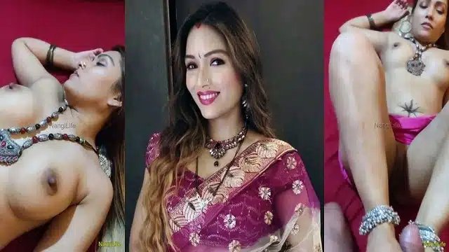 Zoya Rathore Sleeping Naked Tits Pussy Exposed Leading to Footjob and Cum on Shaved Pussy
