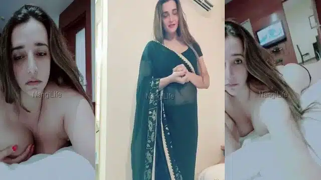 Manvee aka Manvee961 Saree Strip Showing Her Naked Boobs and Ass