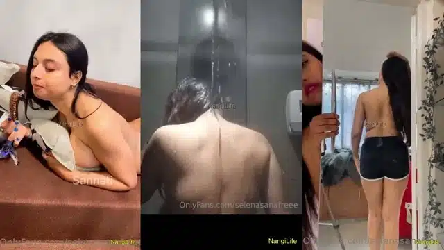 Sannati Mitra and Sanna_Selena More Collection Naked Bathing Making Out in Shower